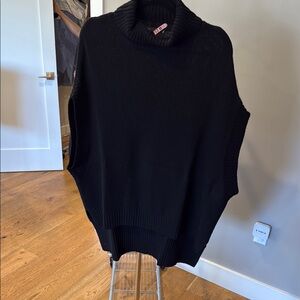BCBGMaxAzria Black Cowl Neck Sweater